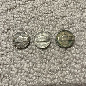 WWII Silver Jefferson Nickles